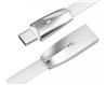 Câble iCAN Type C, alliage de zinc, indicateur LED, 1 m, blanc