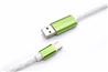 Câble JMD Type C, Lumière LED 360, Marche/Arrêt tactile, 1M, Vert