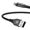 BASEUS Câble Lightning Deux-en-un avec Batterie Externe, 1,2 M, Noir