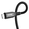 BASEUS Câble Lightning Deux-en-un avec Batterie Externe, 1,2 M, Noir