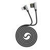 HOCO Câble Micro USB en acier exquis, 1,2M, Noir