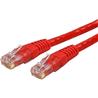 âble de connexion Cat6 Gigabit UTP moulé RJ45 StarTech (rouge) - 100 pi (C6PATCH100RD