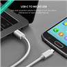UGREEN US243 Câble USB Type C vers Micro USB, 1,5M, Blanc