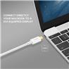 Câble UGREEN USB Type-C vers DVI, 1,5 m, blanc (MM140)
