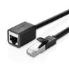 UGREEN NW112 Cat 6 FTP Ethernet RJ45 Extension M/F Patch Cords, 1M Blk