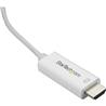 CÂBLE USB C VERS HDMI 2M 4K60HZ - BLANC