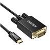 Choetech - Câble USB Type C vers VGA, aluminium,1.8M, gris
