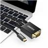 Choetech - Câble USB Type C vers VGA, aluminium,1.8M, gris