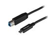 Startech USB-C to USB-B Printer Cable - M/M - 1 m (3 ft.) - USB 3.1 (10Gbps) (USB31CB1M)