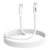 Câble de chargeur iCAN USB Type-C vers Type C 1 m Blanc