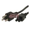 Cordon d'alimentation pour ordinateur portable iCAN, NEMA 5-15P vers IEC 60320 C5, 10 pieds, noir