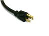 Monoprice Power Cord Splitter - NEMA 5-15P to 2x NEMA 5-15R, 16AWG, 13A/1625W, 3-Prong, Black, 1.2ft