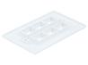 Monoprice Wall Plate for Keystone, 6 Hole - White