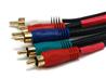 Câble Coaxial Composant Vidéo / Audio Monoprice 6ft 22AWG 5-RCA (RG-59 / U) - Noir