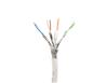 iCAN Premium CAT7 Ethernet Cable,High Speed 10Gbps 600MHz, Shielded S/STP, 100FT, White