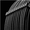 Câble d'extension de câble iCAN PSU, tressé, noir, avec kit de peigne | 1x 24 broches (20+4) | Processeur 2x 8 broches (4+4)...