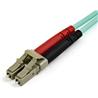 StarTech.com 10m OM4 LC to LC Multimode Duplex Fiber Optic Patch Cable- Aqua - 50/125 - Fiber Optic Cable - 40/100Gb - LSZH ...