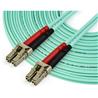 StarTech.com 10m OM4 LC to LC Multimode Duplex Fiber Optic Patch Cable- Aqua - 50/125 - Fiber Optic Cable - 40/100Gb - LSZH ...
