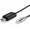 StarTech.com 6 pi / 1.8 m Câble de console USB Cisco - Câble de retournement USB vers RJ45 - Taux de transfert jusqu'à 460Kb...