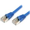StarTech (S45PATCH50BL) - Câble de raccordement anti-coupure blindé F/UTP RJ45 Cat 5e - 50 pi (Bleu)