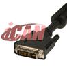iCAN (DVI-I-3CMP-06) - Câble vidéo composante DVI-I (24 + 5 broches) double sortie numérique plus analogique vers 3 RCA (RGB...