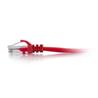 Cables To Go Cat6 Snagless Unshielded (UTP) Ethernet Network Patch Cable - Red 5ft (31345)