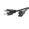 StarTech (PXT101NB3S10) - Cordon d'alimentation standard pour portable -- NEMA 5-15P vers C5 - 10 pi (Noir)