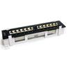 StarTech 12 Port 1U Wall Mount Cat6 110 Patch Panel | C6PANL4512