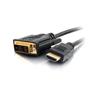 Câble vidéo numérique HDMI vers DVI-D de 0,5 m C2G, HDMI/DVI pour appareils audiovisuels