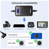 GekoGear Smart Hardwire Kit Pro pour Dash Cam avec Mini, Micro USB, USB
