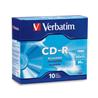 Verbatim CD-R 700MB 52X Branded Surface, 10pk Slim Case
