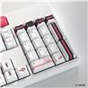 HYTE Sakura Miko Keycap Set and Desk Pad Bundle White