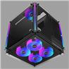 AZZA CUBE 802 ATX Gaming Computer Case, 3 Sides Tempered Glass Windows
