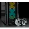 CORSAIR iCUE 5000T RGB Tempered Glass Mid-Tower Smart Case, Black(Open Box)
