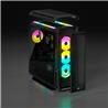 CORSAIR iCUE 5000T RGB Tempered Glass Mid-Tower Smart Case, Black(Open Box)