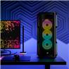 CORSAIR iCUE 5000T RGB Tempered Glass Mid-Tower Smart Case, Black(Open Box)