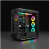 CORSAIR iCUE 5000T RGB Tempered Glass Mid-Tower Smart Case, Black(Open Box)