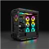 CORSAIR iCUE 5000T RGB Tempered Glass Mid-Tower Smart Case, Black(Open Box)