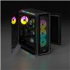 CORSAIR iCUE 5000T RGB Tempered Glass Mid-Tower Smart Case, Black(Open Box)