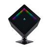 AZZA Regis 902 - Luxury Cube Case | Infinity RGB Panel | 3-Sided Tempered Glass | CNC Milled Aluminum Stand | 336MM MAX. GPU Le