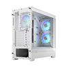 FRACTAL DESIGN Pop Air RGB White TG ATX High-Airflow Clear Tempered G