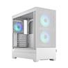 FRACTAL DESIGN Pop Air RGB White TG ATX High-Airflow Clear Tempered G
