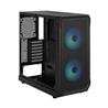 FRACTAL DESIGN Focus 2 RGB Black ATX mATX Mini ITX Clear Tinted Tempe