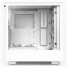 Boîtier ATX moyen tour compact NZXT H5 Flow pour ordinateur (blanc)