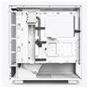 Boîtier ATX moyen tour compact NZXT H5 Flow pour ordinateur (blanc)