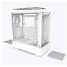 Boîtier ATX moyen tour compact NZXT H5 Flow pour ordinateur (blanc)