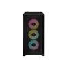 CORSAIR iCUE 4000D RGB Airflow Mid-Tower Case, Black - 3x AF120 RGB ELITE Fans - iCUE Lighting Node PRO Controller - High-Ai...