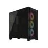 CORSAIR iCUE 4000D RGB Airflow Mid-Tower Case, Black - 3x AF120 RGB ELITE Fans - iCUE Lighting Node PRO Controller - High-Ai...