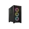 CORSAIR iCUE 4000D RGB Airflow Mid-Tower Case, Black - 3x AF120 RGB ELITE Fans - iCUE Lighting Node PRO Controller - High-Ai...