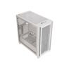 CORSAIR iCUE 4000D RGB Airflow Mid-Tower Case, True White - 3x AF120 RGB ELITE White Fans - iCUE Lighting Node PRO Controlle...